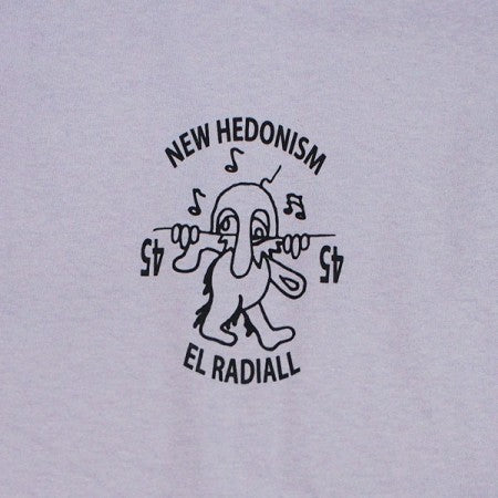 RADIALL　Tシャツ　"HEDONISM CREW NECK T-SHIRT S/S"　(Purple)