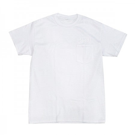 Shed Tシャツ "PO box" (white/white)