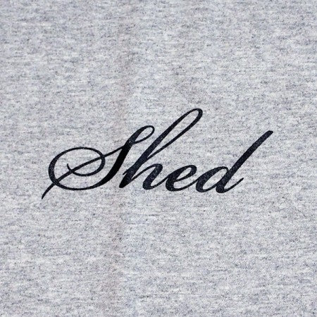 Shed Tシャツ "cursive" (gray)