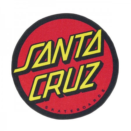 SANTA CRUZ　ラグマット　"CLASSIC DOT RUG"　(Black/Red/Yellow)
