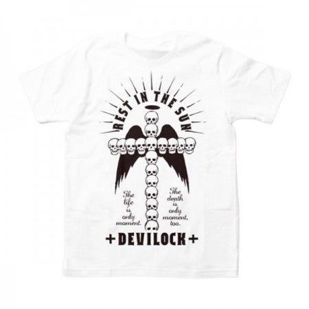 Devilock　Tシャツ　"REST IN THE SUN TEE"　(White/Black)