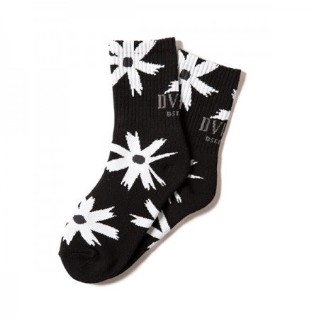 Deviluse　ソックス　"PRICKLY FLOWER SOCKS"　(Black)