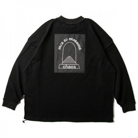 Deviluse　ワッフルロングスリーブ　"WAFFLE LONG SLEEVE"　(Black)