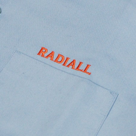 RADIALL　L/Sシャツ　"LOWELL REGULAR COLLARED SHIRT L/S"　(Blue)