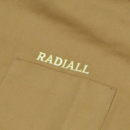 RADIALL　L/Sシャツ　"LOWELL REGULAR COLLARED SHIRT L/S"　(Camel)