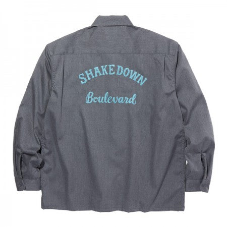 RADIALL　L/Sシャツ　"LOWELL REGULAR COLLARED SHIRT L/S"　(Gray)