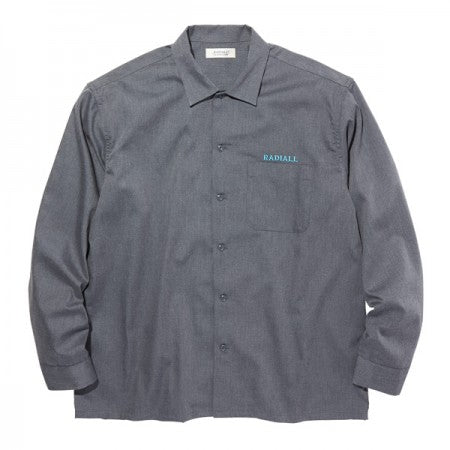 RADIALL　L/Sシャツ　"LOWELL REGULAR COLLARED SHIRT L/S"　(Gray)