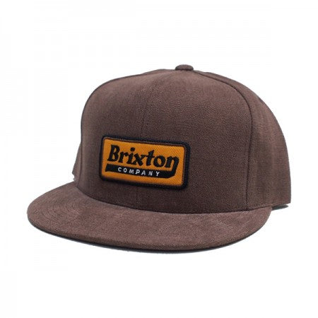 BRIXTON　キャップ　"STEADFAST HP SNAPBACK CAP"　(Bison)