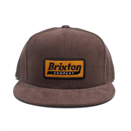 BRIXTON　キャップ　"STEADFAST HP SNAPBACK CAP"　(Bison)