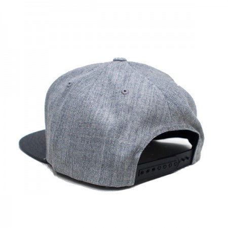 BRIXTON　キャップ　"KIT MP SNAPBACK CAP"　(Heather Gray / Heather Charcoal)