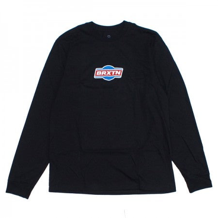 BRIXTON　L/STシャツ　"BART L/S STANDARD TEE"　(Black)