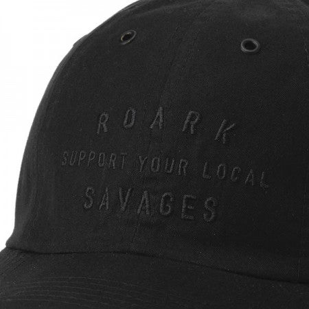 ROARK REVIVAL　キャップ　"LOCAL SAVAGES 8PANEL CAP"　(Black)