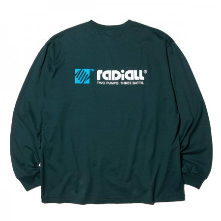 RADIALL　L/STシャツ　"COIL CREW NECK T-SHIRT L/S"　(Forest Green)