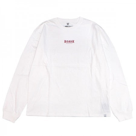 ROARK REVIVAL　L/STシャツ　"MEDIEVAL LOGO L/S TEE"　(White)