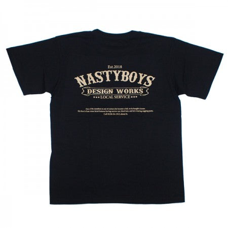 NASTYBOYS　Tシャツ　"classic logo tee"　(Black)