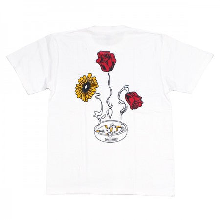 NASTYBOYS　Tシャツ　"smoke flower tee"　(White)