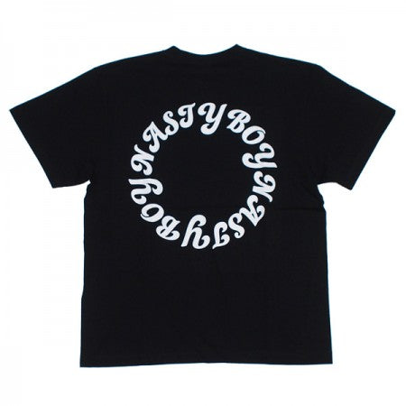 NASTYBOYS　Tシャツ　"circle logo tee"　(Black)