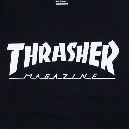THRASHER　L/STシャツ　"MAG MULTI-C L/STEE"　(Black/White)