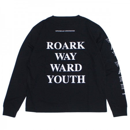ROARK REVIVAL　L/STシャツ　"WAYWARD YOUTH L/S TEE"　(Black)
