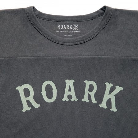 ROARK REVIVAL　7分Tシャツ　"MEDIEVAL LOGO 3/4 SLEEVE TEE"　(Gray)