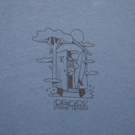 ROARK REVIVAL　L/STシャツ　"LOAD TRIP CLUB L/S TEE"　(Foggy Blue)