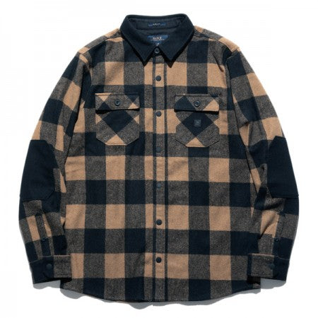 ROARK REVIVAL　L/Sシャツ　"NORDSMAN SHIRT"　(Dark Khaki)