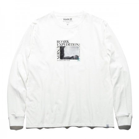 ROARK REVIVAL　L/STシャツ　"EXPEDITION UNION L/S PHOTO TEE"　(White)