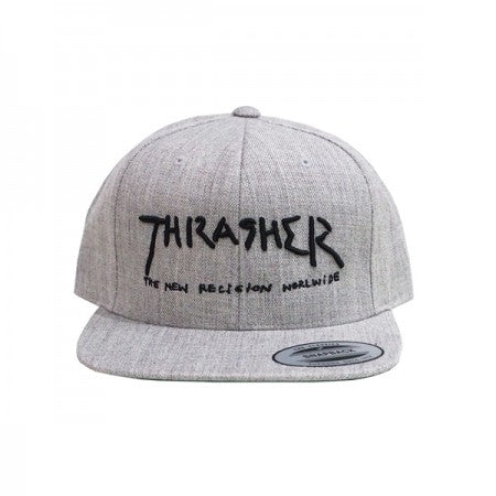 THRASHER　"GONZ THRASHER LOGO SNAPBACK CAP"　(H.Gray