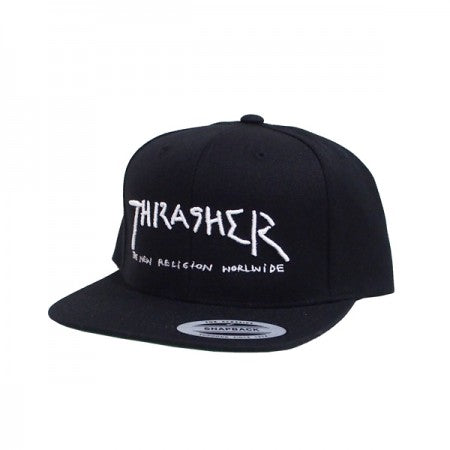 THRASHER　"GONZ THRASHER LOGO SNAPBACK CAP"　(Black)