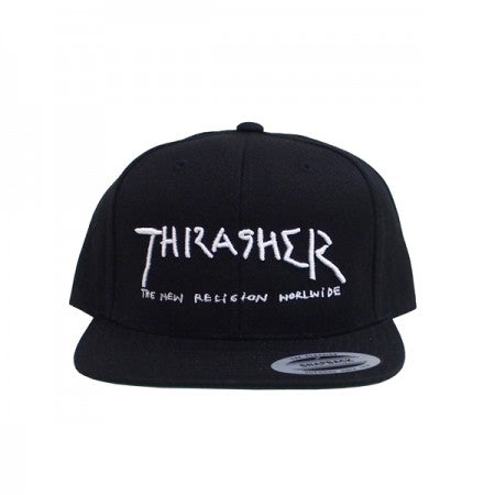 THRASHER　"GONZ THRASHER LOGO SNAPBACK CAP"　(Black)