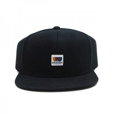 BRIXTON　キャップ　"ALTON MP SNAPBACK CAP"　(Washed Black)