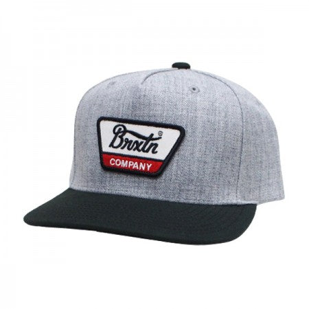 BRIXTON　キャップ　"LINWOOD C MP SNAPBACK CAP"　(Heather Gray / Black)