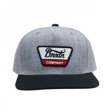 BRIXTON　キャップ　"LINWOOD C MP SNAPBACK CAP"　(Heather Gray / Black)