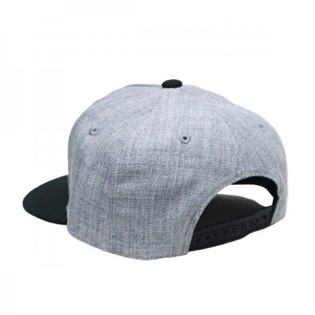 BRIXTON　キャップ　"LINWOOD C MP SNAPBACK CAP"　(Heather Gray / Black)