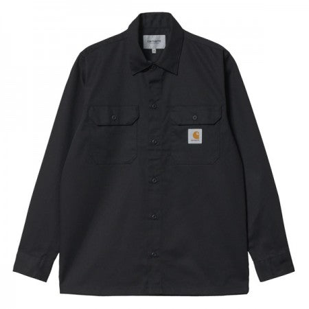 Carhartt WIP　L/Sシャツ　“L/S MASTER SHIRT"　(Black)