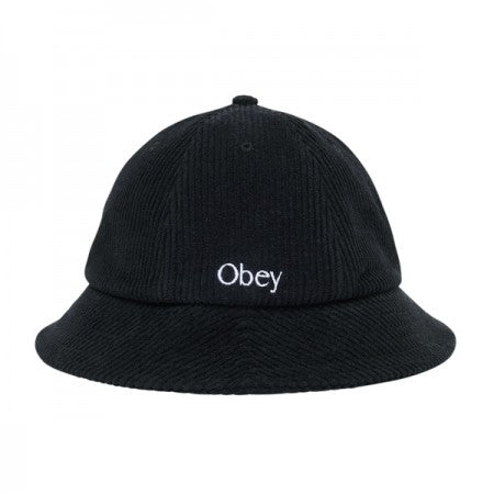 OBEY　ハット　"CHERISH CORD BUCKET HAT"　(Black)