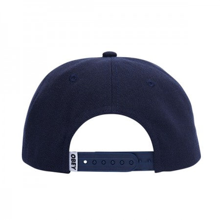 OBEY　キャップ　"OBEY RUSH 6 PANEL SNAPBACK CAP"　(Navy)