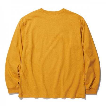 RADIALL　L/STシャツ　"FLAGS CREW NECK POCKET T-SHIRT L/S"　(Mustard)