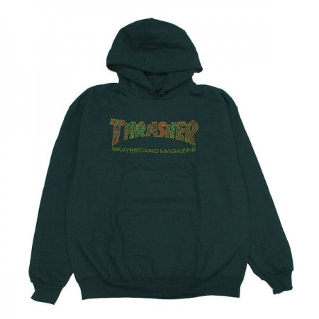 THRASHER　パーカ　"DAVIS HOODIE"　(Forest Green)