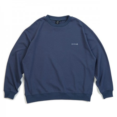 Deviluse　クルースウェット　"BACK WAVE CREWNECK SWEAT"　(Navy)