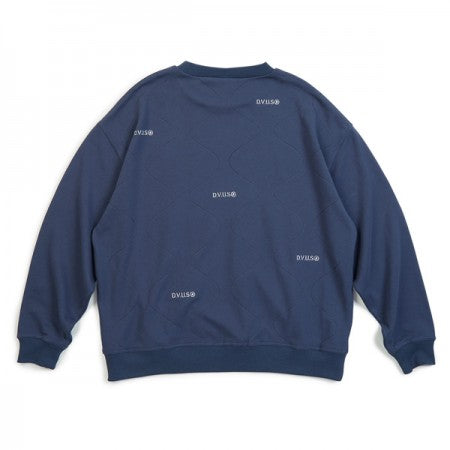 Deviluse　クルースウェット　"BACK WAVE CREWNECK SWEAT"　(Navy)