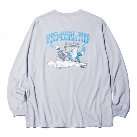 RADIALL　L/STシャツ　"TRUE DEAL POT CREW NECK T-SHIRT L/S"　(Snow White)