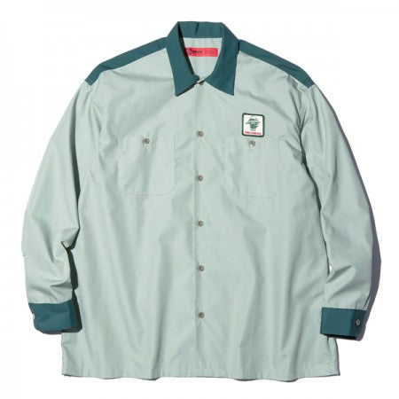 RADIALL　L/Sシャツ　"TRUE DEAL REGULAR COLLARED SHIRT L/S"　(Light Green)