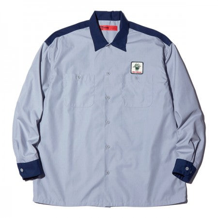 RADIALL　L/Sシャツ　"TRUE DEAL REGULAR COLLARED SHIRT L/S"　(Light Gray)