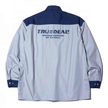 RADIALL　L/Sシャツ　"TRUE DEAL REGULAR COLLARED SHIRT L/S"　(Light Gray)