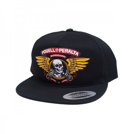 POWELL　キャップ　"WINGED RIPPER SNAP BACK CAP"　(Black)