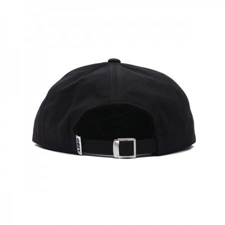 OBEY　キャップ　"BOLD WASHED CANVAS 6 PANEL STRAPBACK CAP"　(Black)