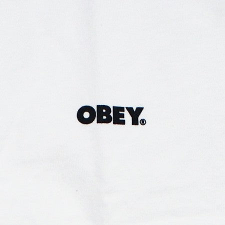 OBEY　L/STシャツ　"OBEY BOLD 2 HEAVYWEIGHT LONG SLEEVE TEE"　(White)