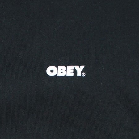 OBEY　パーカ　"OBEY BOLD MINI PULLOVER HOOD"　(Black)