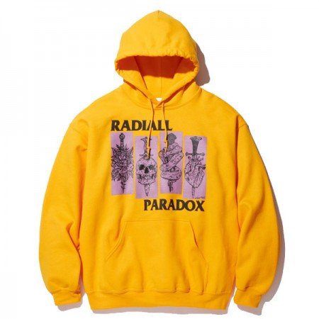 RADIALL　パーカ　"SST HOODIE SWEATSHIRT L/S"　(Yellow)